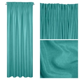 Curtain 140 x 270 Ready Decorative Ada Turquoise