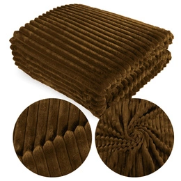 Blanket 200 x 220 Microfiber Embossed Ardea Stripes 61