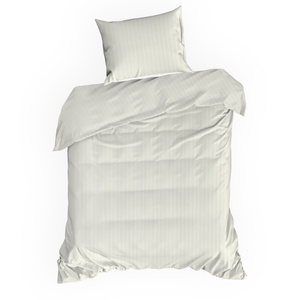 Bedding 140 x 200 2 pcs Satin Cotton Vera Cream