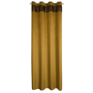 Velvet Jasper Curtain 140 x 250 Honey Spun