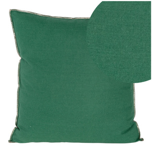 Decorative Linen Pillowcase 45 x 45 4B C.Green+Gold