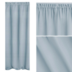 Curtain 140 x 270 Blackout Tape Hold Blue