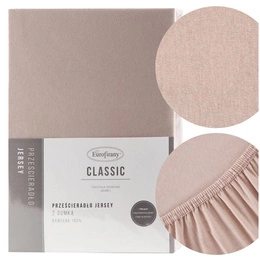 Jersey3 sheet 120 x 200 Cm, H.25 cm Beige