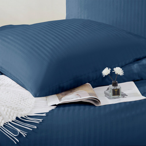 Bedding 220 x 200 3pc Cotton Adamaschek Navy Blue