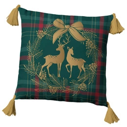 Christmas pillowcase 45 x 45 Christmas Panama 5380A