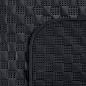 Quilted Velvet Bedspread Sofia4 200 x 220 Black