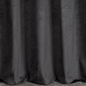 Curtain 140 x 270 Decorative Velvet Rivia Black