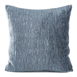 45 x 45 Decorative Velvet Pillowcase Evelyne Steel
