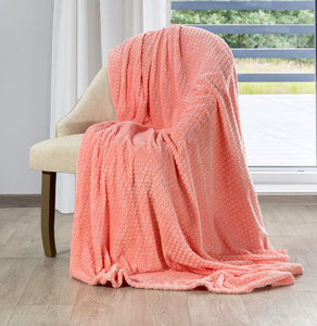 Blanket 150 x 200 Microfiber Zoe Coral Coral