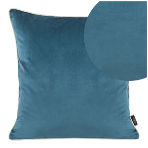 45 x 45 Decorative Velvet Pillowcase 57E Blue