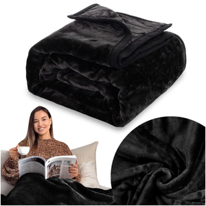 Blanket 160 x 200 Acrylic Solid Warm Yasemin 02