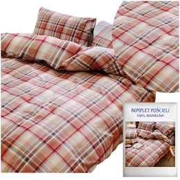 Bedding 160 x 200 3 pcs Satin Cotton no. A1787