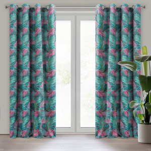 Curtain 140 x 270 Decorative Velvet Alba Steel + Z