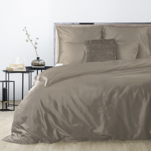 Bedding 180 x 200 3pc Satin Nova3 Coffee