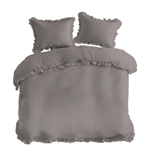 Bedding 220 x 200 3 pcs Pure Cotton with Ruffle 05
