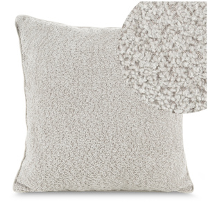 45 x 45 Decorative Chenille Pillowcase Ari Silver