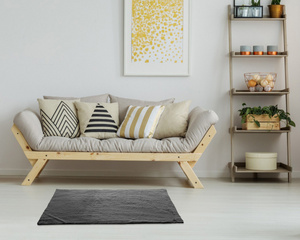 Rug 50 x 70 Soft Plush Fur Rabbit 107