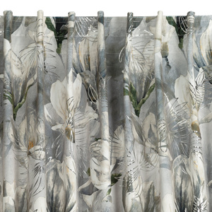 Curtain 140 x 300 Decorative Flex Sandy Steel+Silver