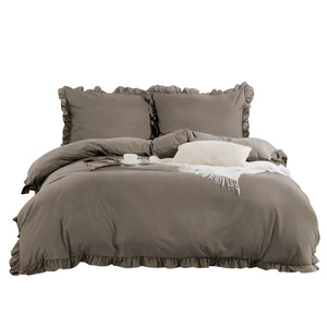 Bedding 160 x 200 3pc Satin bedding with valance Nicola 03