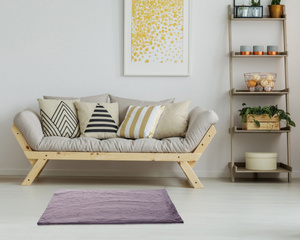 Rug 50 x 70 Soft Plush Fur Rabbit 112