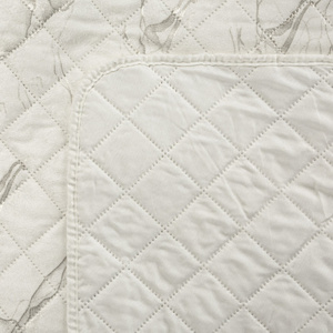 Quilt 200 x 220 Quilted Velvet Luiz6 Cream+Gold