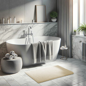 Rug 60 x 90 Soft Plush Fur Rabbit 102