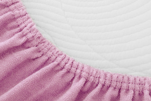 Terry Bed Sheet with Eraser 040_D Heather 80x160