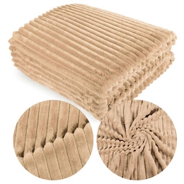 Blanket 160 x 200 Microfiber Stamped Ardea Stripes 20