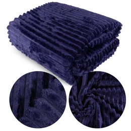 Blanket 200 x 220 Microfiber Stamped Ardea Stripes 03