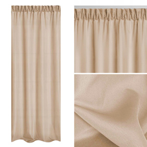Curtain 140 x 270 Decorative Tape Viva Beige