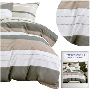 Bedding set 200 x 220 3 pcs Cotton Satin no. A1820