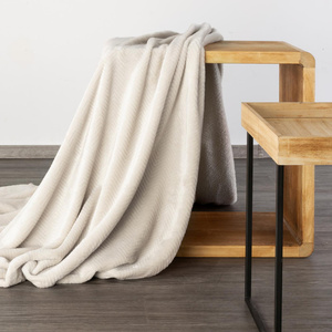 Blanket 170 x 210 Microfiber Design Cindy5 Cream