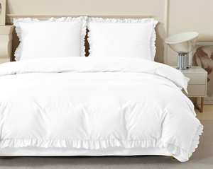 Bedding set 140 x 200 2 pieces with Ruffle Luxury Jowita 08