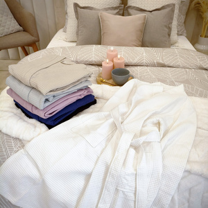 Gofer Unisex Cotton Bathrobe Vizzy S 05 Navy