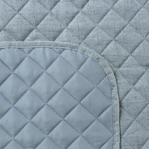 Bedspread 170 x 210 Quilted Len1 Blue