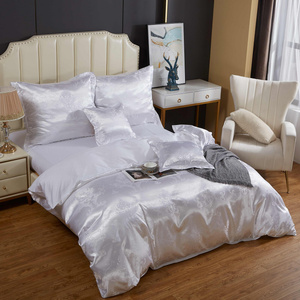 Bedding 220 x 200 5pcs Satin Embroidered AT002