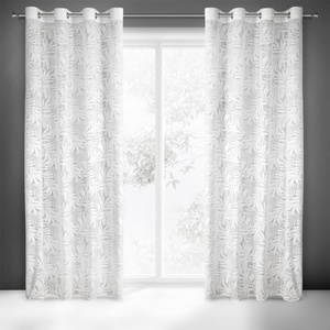 Curtain 140 x 250 Decorative Nataly White