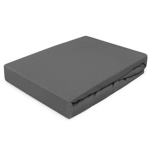 Jersey sheet with elastic 041_D Anthracite 120x200