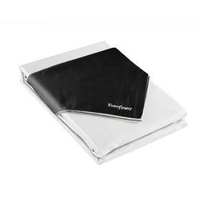 Bedding 140 x 200 2cz Satin Nova3 White + Black