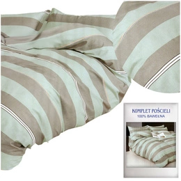 Bedding 160 x 200 3 pcs Cotton Satin no. A1823