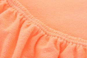 Terry sheet with elastic 010_D Salmon 200x220