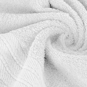 30 x 50 Bath Towel Cotton Kaya 01 White