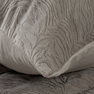 Bedding 220x200 3pc Microfiber Embossed Flano Beige