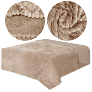 Double Sided Capri Brown Bedspread 200x220