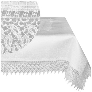Guipure Tablecloth 144_White 140x300