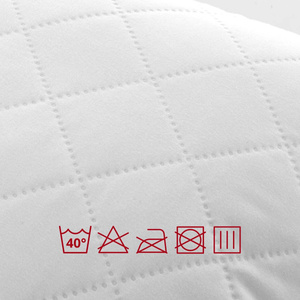 70 x 90 Quilted Granulate Pillow with Zipper Wiki