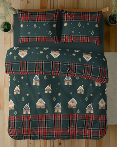 Bedding 220 x 200 3pc Vicenza Cotton pattern 5816B