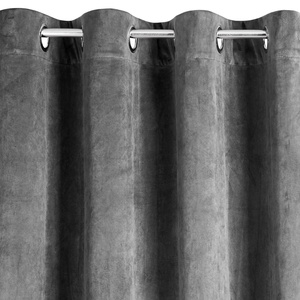 Curtain 140 x 250 Ready Decorative Pierre Steel
