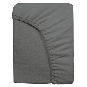 Terry sheet with elastic 041_D Anthracite 120x200
