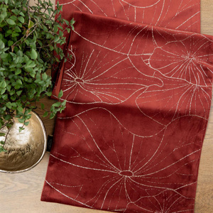 35 x 140 Decorative Velvet Blink18 Brick Runner